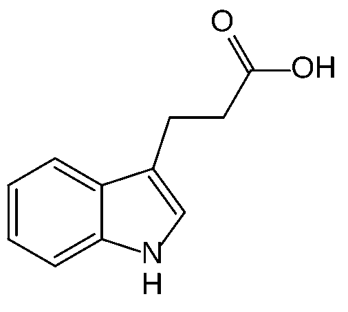 Molecular structure of 3-indolepropionic Acid